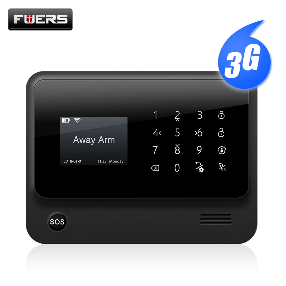 Fuers G90B 3G 2 4G WiFi GSM SMS Беспроводная 433 МГц домашняя система безопасности IOS Android APP