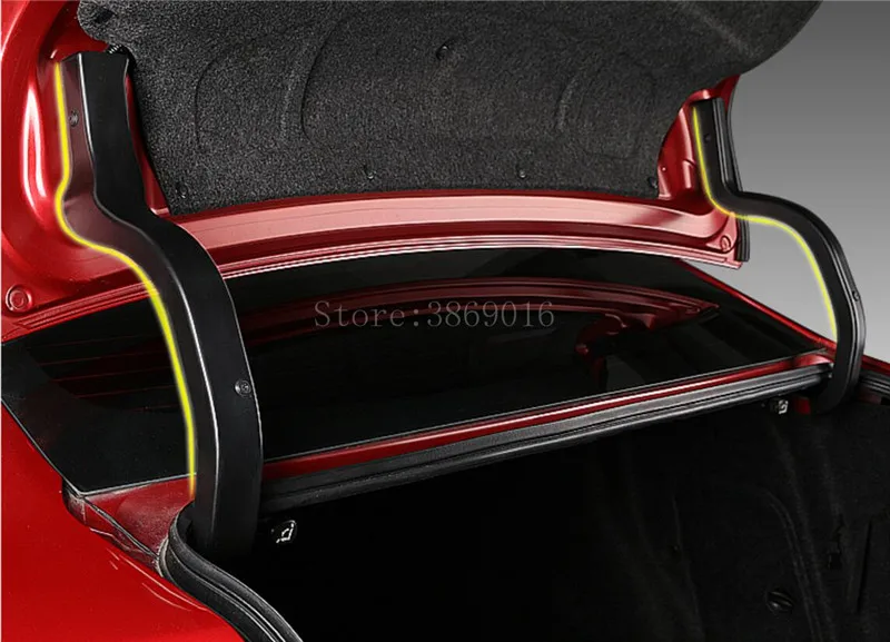 Для MAZDA 3 MK3 пластиковый задний багажник откидной защитный чехол накладка