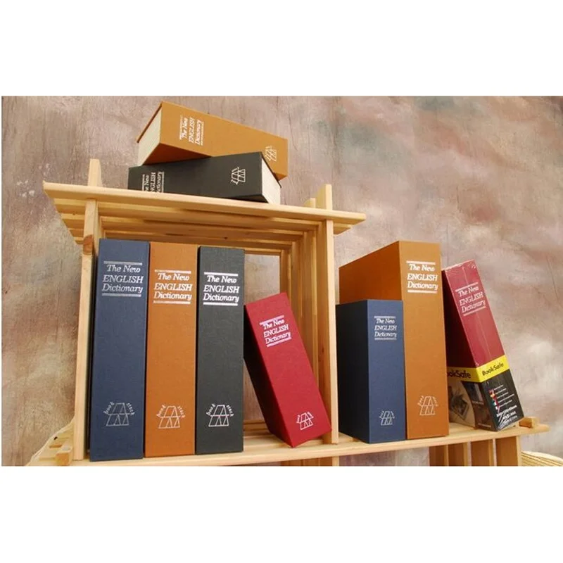 Ящик для хранения секретная книга сейф денег скрытый секретный шкафчик