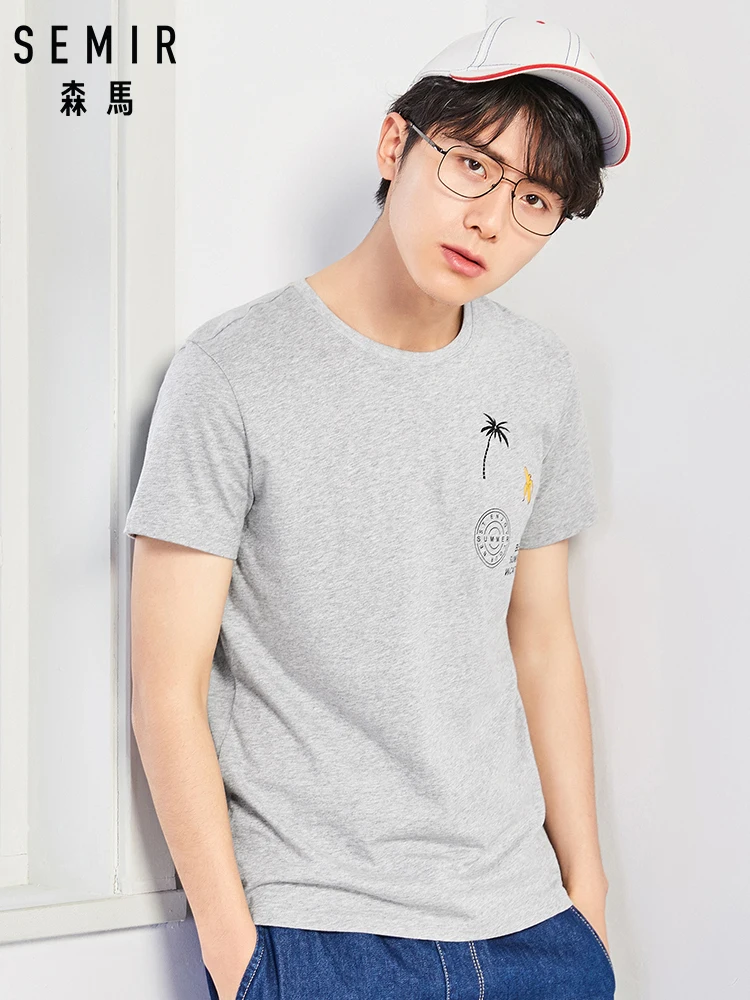 SEMIR Футболка мужская новая аниме забавная футболка Летняя Рик Морти крутые