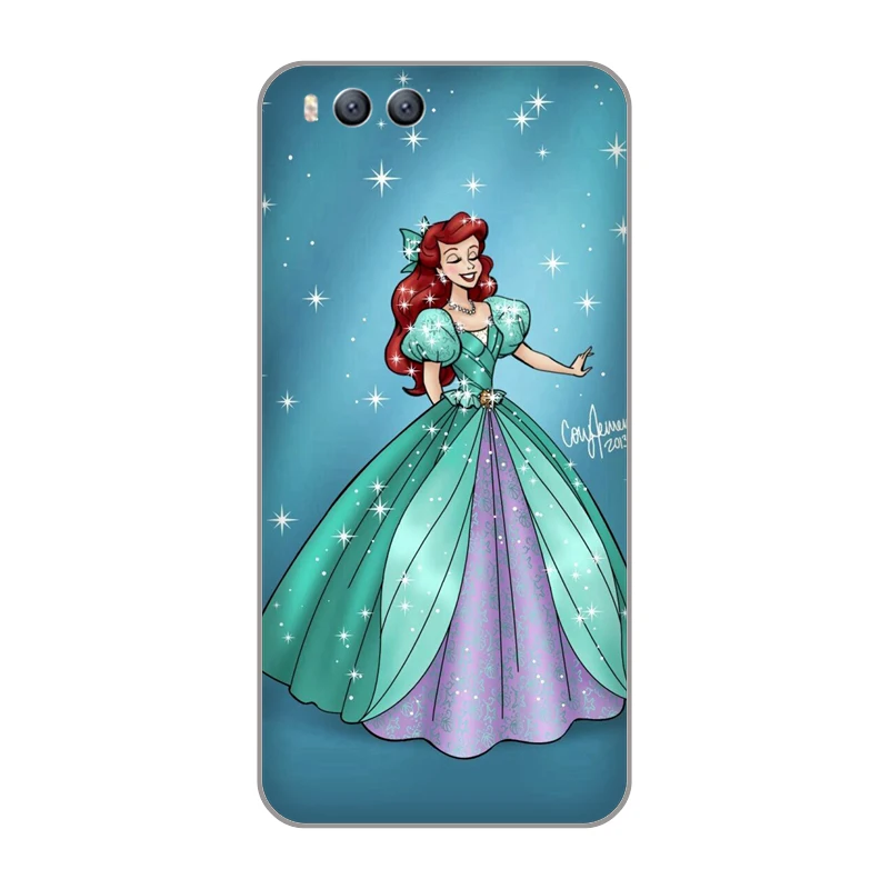 Disney1 аниме cute Little Mermaid Отпечатано Мягкие TPU силиконовый чехол для xiaomi 3 note3 4 4c 5S 5 6