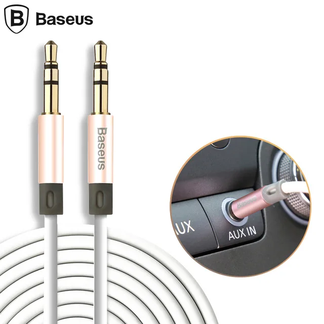 Baseus 1.2 m Разъем 3.5 мм Aux Кабель Между мужчинами Аудио кабель Для iPhone 6 S Стерео