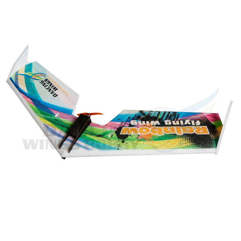 Обновленный Радужный радиоуправляемый самолет планер из пенопласта летательный
