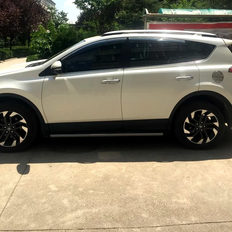 Для TOYOTA Previa RAV 4 черный Пластик оконный козырек Vent Оттенки Защита от солнца дождь дефлектор гвардии авто аксессуары 4 шт./компл
