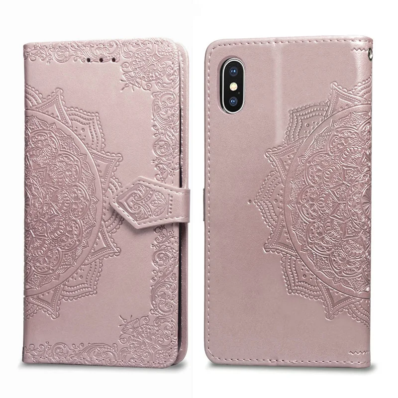 Чехол книжка из искусственной кожи с откидной крышкой Etui для Coque iphone XS Max чехол