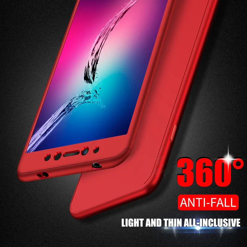 KINBOM 360 Case For Xiaomi Redmi K20 Note 7 5 6 Pro Soft film Hard Cover for 6A 4X Plus Full protection |
