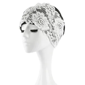 Женская шапочка для плавания, водонепроницаемая шапочка для плавания из искусственной кожи с кружевным цветком, защитная шапочки для бассейна для плавания с длинными ушками для женщин