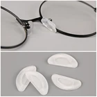 5 пар тонкие носоупоры для очков клейкие силиконовые носоупоры Нескользящие белые тонкие носоупоры для очков Солнцезащитные очки