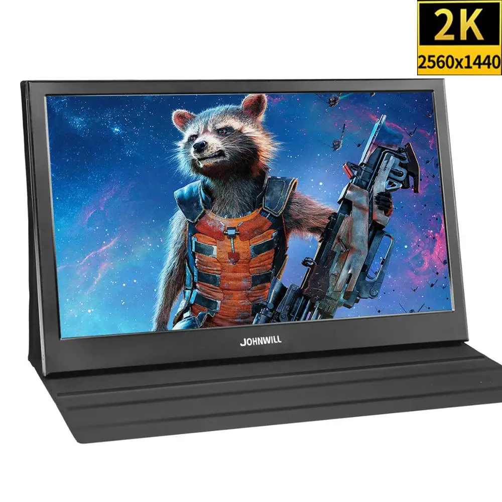 13,3 дюймов 2K 2560x1440 портативный компьютерный монитор PC HDMI PS3 PS4 Xbo X360 ips ЖК-светодиодный дисплей для Raspberry Pi Wins 7 8 10+ чехол