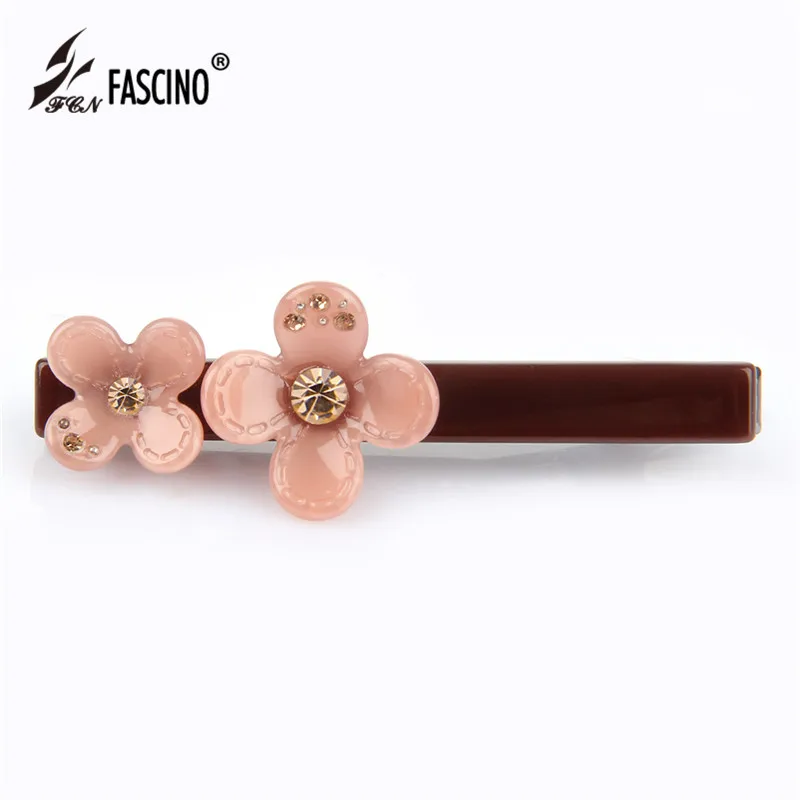 Cellulose Acetate Hairpins Rhinestone Flower Barrette Hair Clips Jewelry For Women Girls Accessories Tiara (BG850055) | Украшения и