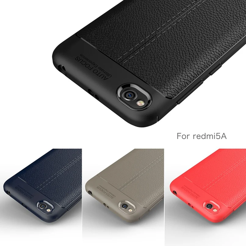 WhaY чехол для Xiaomi Redmi 5A мягкий силиконовый Кожа PU противоударный телефона Xaomi
