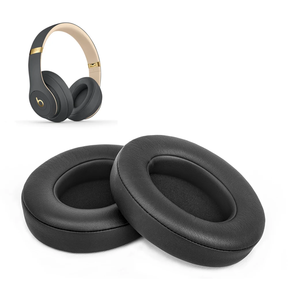 1 пара подушечек для наушников Beats, черный, белый, красный, сменная мягкая губка для наушников, подушечка для наушников Beats 2,0/3,0