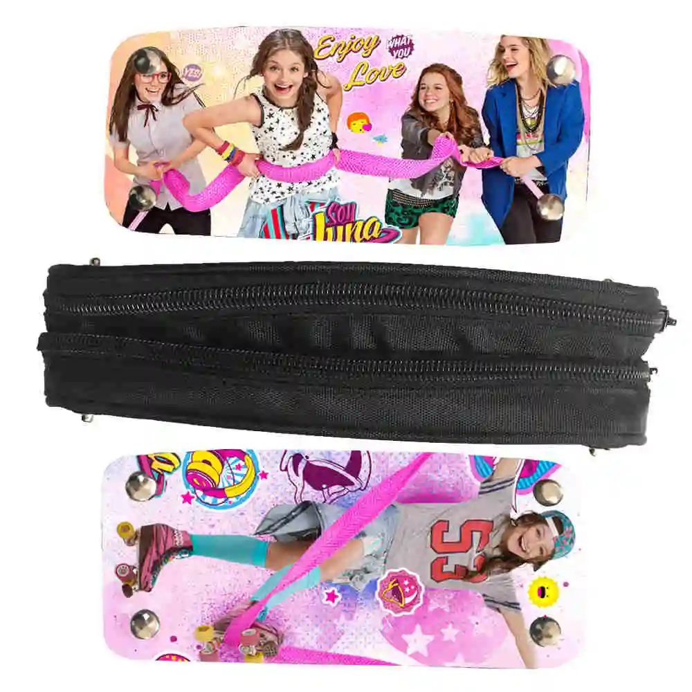 Soy Luna пенал аниме животные тигр Лев кот FNAF UT повседневный чехол для женщин мужчин