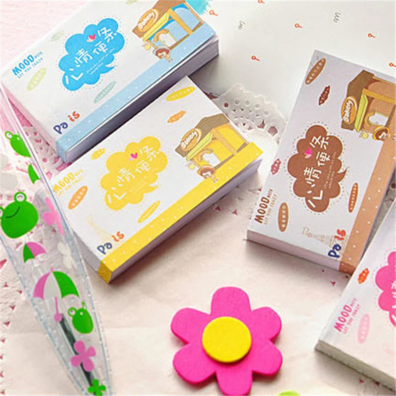 

DL JC02 Korean stationery creative cartoon mood note, mini - cute, 80 pages