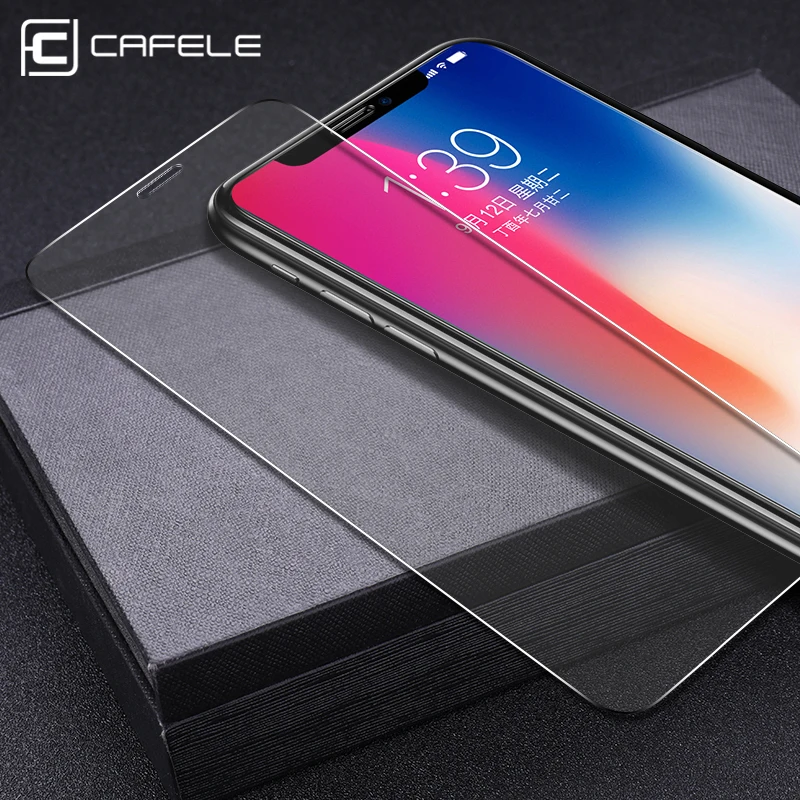 CAFELE 3 шт Защита экрана для iPhone X XS закаленное стекло 2.5D HD Прозрачная защитная