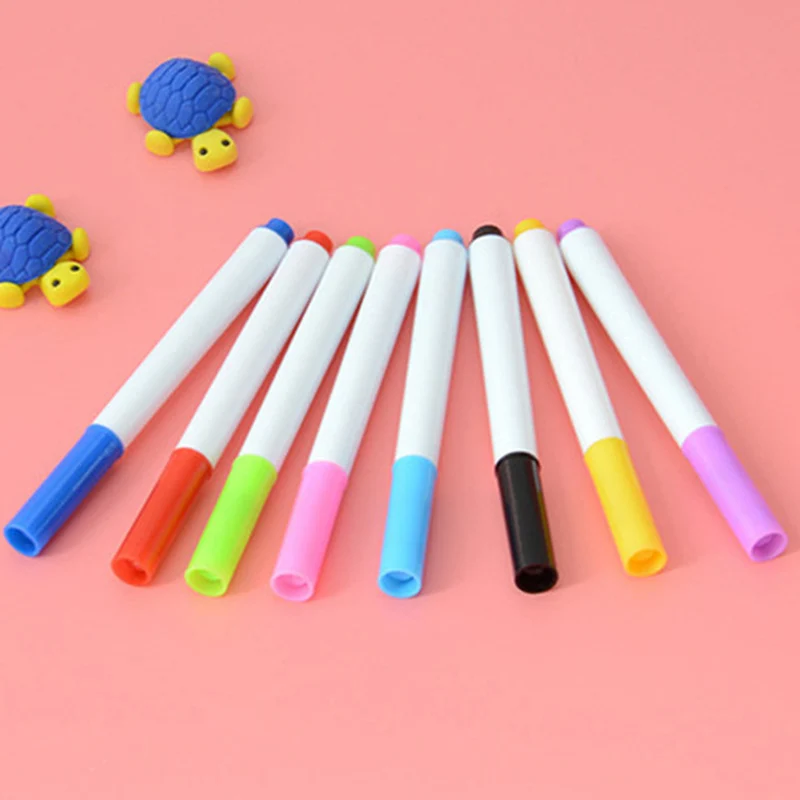 Kawaii цветные стираемые маркеры для белой доски милые DIY рисования на доске сухой