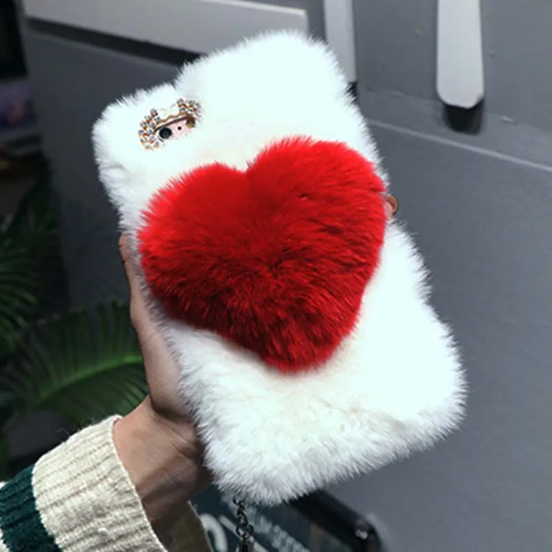 Топ из натуральной кролика Рекс волосы Мех животных Diamond Bling Coque чехол для LG G3 D855 d852