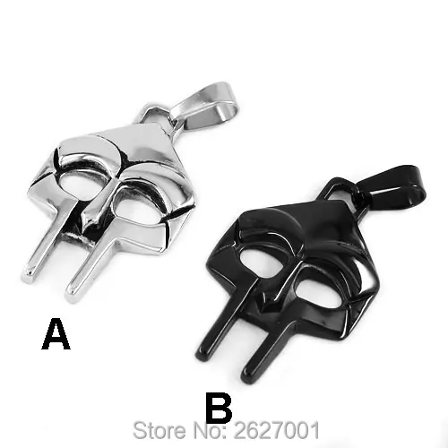 Оптовая продажа маска воина Спартак кулон ювелирные изделия из нержавеющей