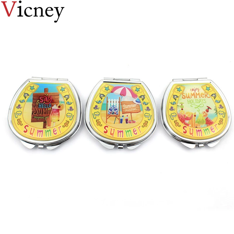 Vicney 2019 новое летнее стильное мини складное карманное зеркальце компактное