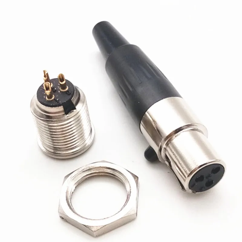 10 шт./5 пар Штекерная розетка 3Pin MINI XLR разъемы для микрофона Аудио Кабель |