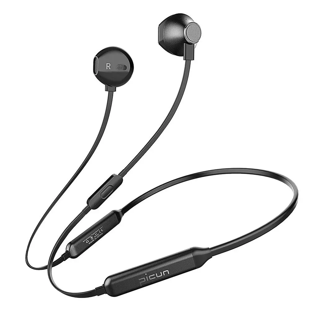 Беспроводные наушники спортивные с поддержкой 2 устройств Bluetooth микрофоном