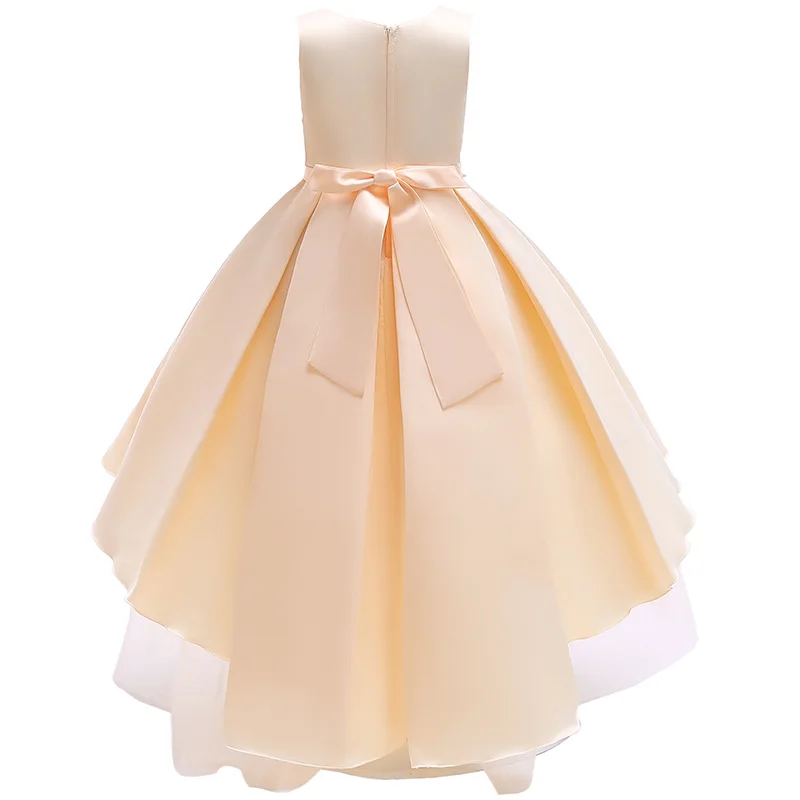 Girls Dress Appliques Flower For Party birthday Present Christmas Princess Ball Gown Children Clothing | Детская одежда и обувь