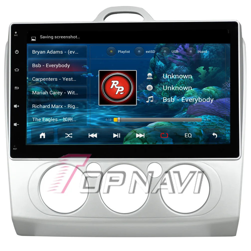 Topnavi 10 2 &quotчетырехъядерный Android 6 0 Автомобильный GPS навигатор для Focus ручной