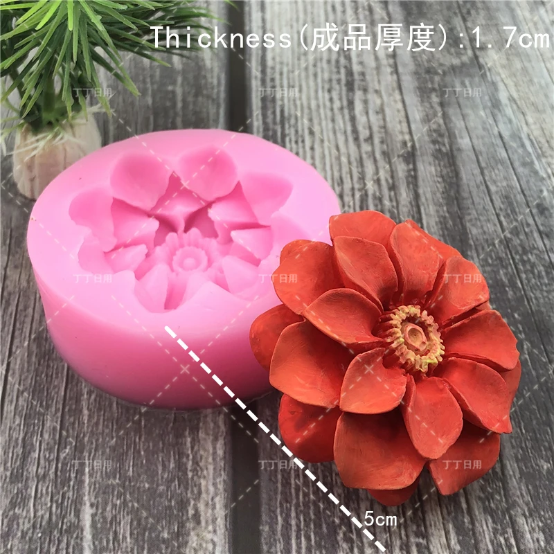 3D красивая Хризантема с лотосом форма цветы инструменты для украшения