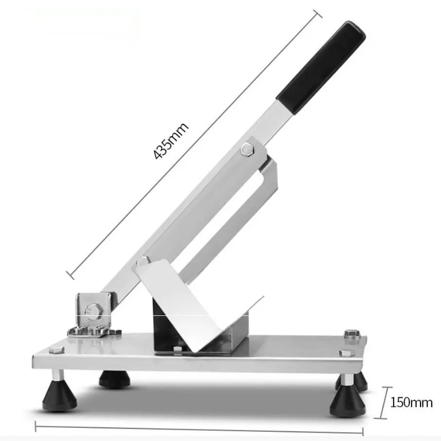 Meat Slicer Household Manual Thickness adjustable Mutton Commercial Operation Cutter Stainless Steel | Бытовая техника