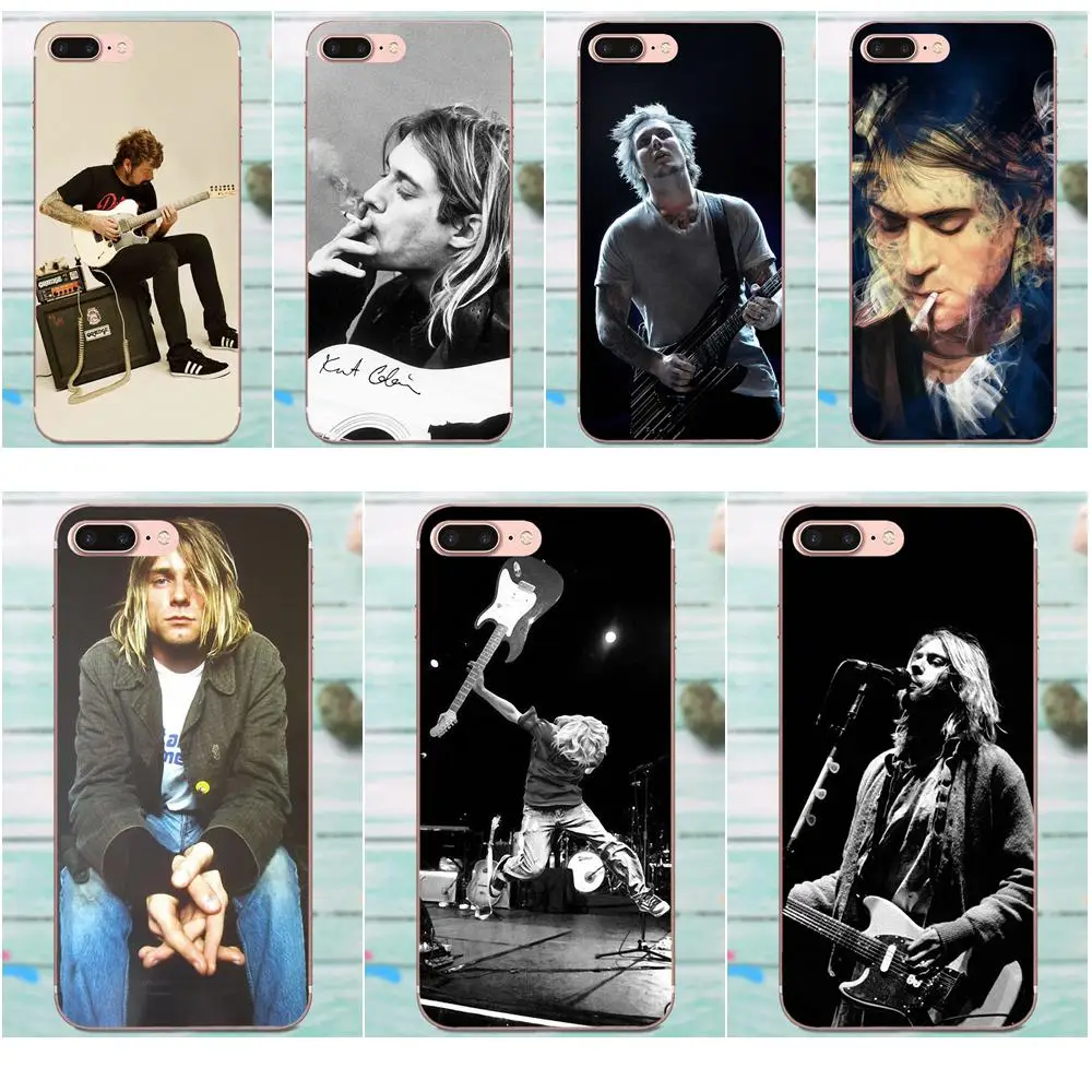 Nirvana Singer Kurt Cobain TPU модный мобильный телефон для Galaxy J1 J2 J3 J330 J4 J5 J6 J7 J730 J8 2015 2016 2017 2018