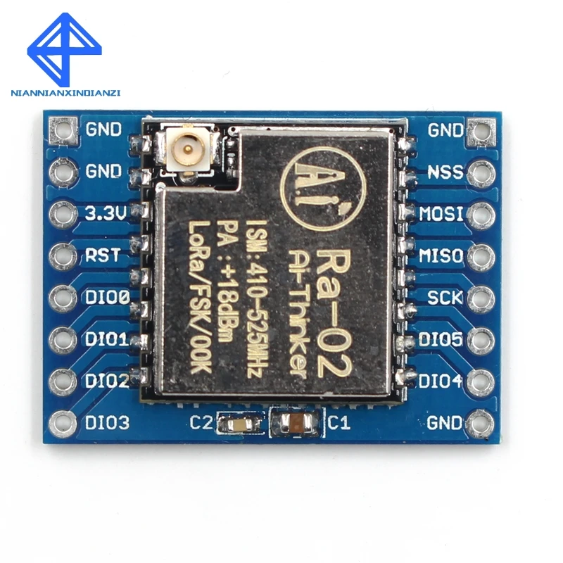 Модуль LoRa SX1278 беспроводной Ra-02 Ai-Thinker с широким спектром для умного дома 433 м 10 км