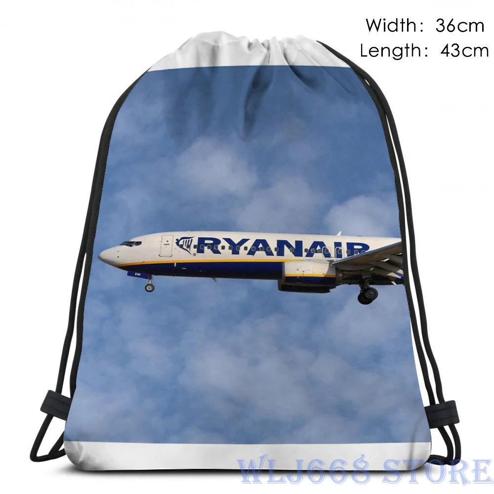 Забавные сумки через плечо с графическим принтом для женщин Ryanair Boeing 737 8AS (2)