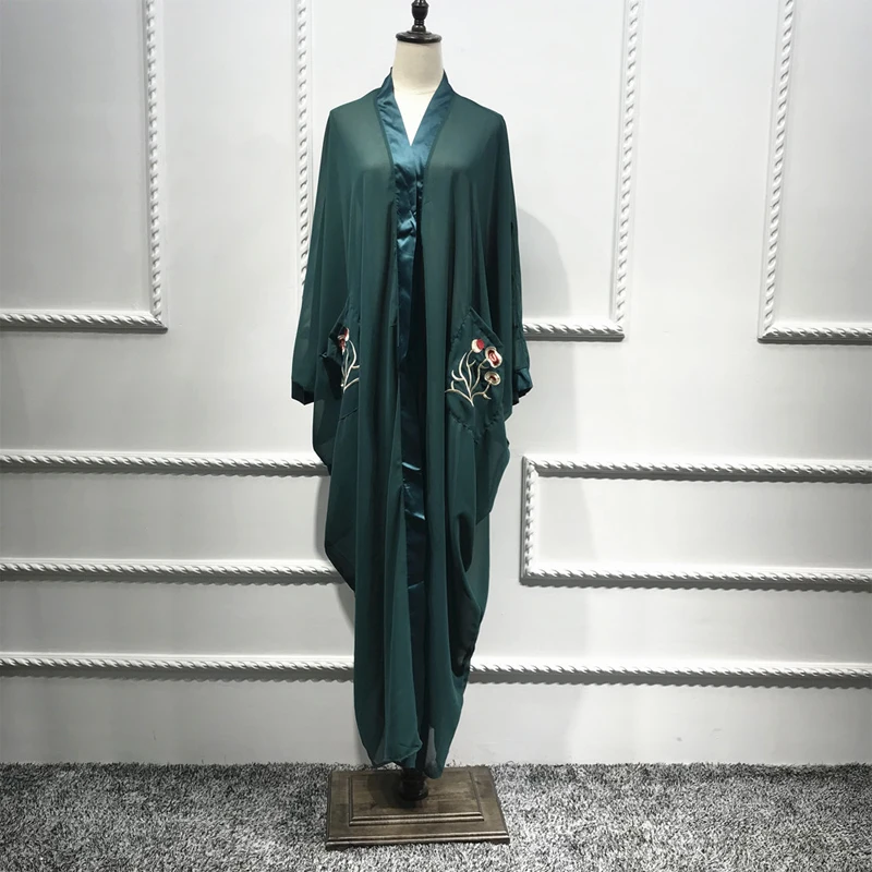 Сетчатый кафтан abaya Турция мусульманское платье исламское одежда хиджаб кимоно