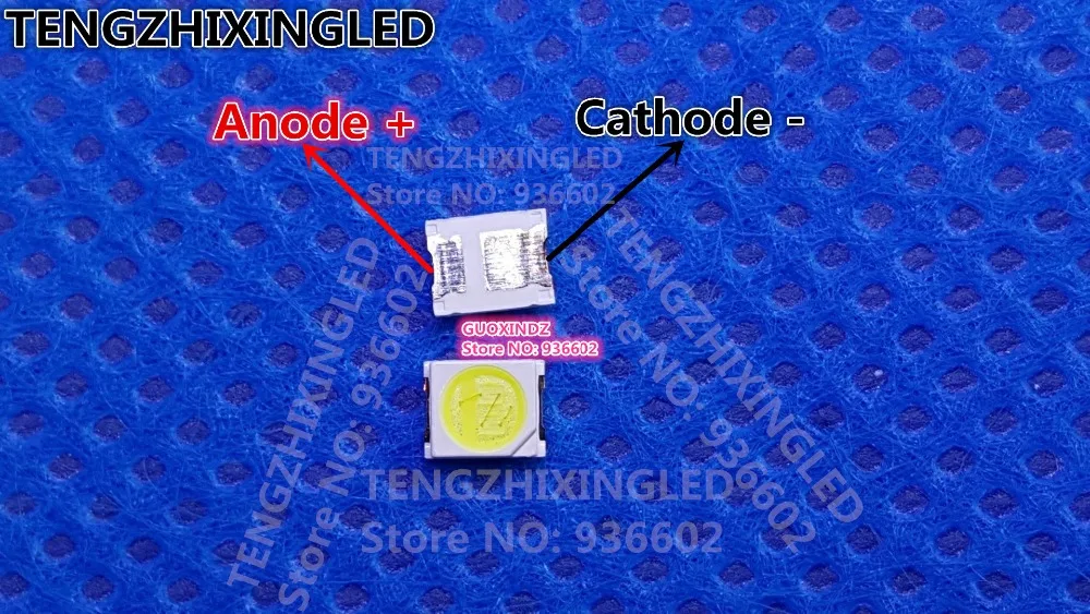 Для SKYWORTH LED LCD подсветка ТВ применение светодиодная 1 Вт 6 в 1210 3528 2835 холодный белый