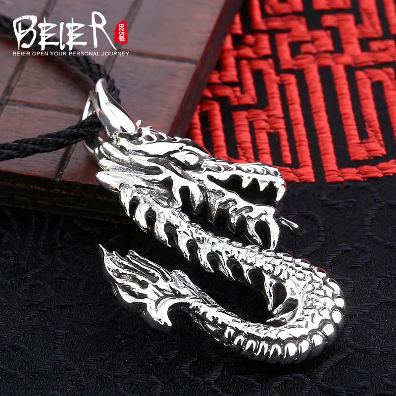 Властная подвеска в виде животного Beier дракон ожерелье бесплатная доставка