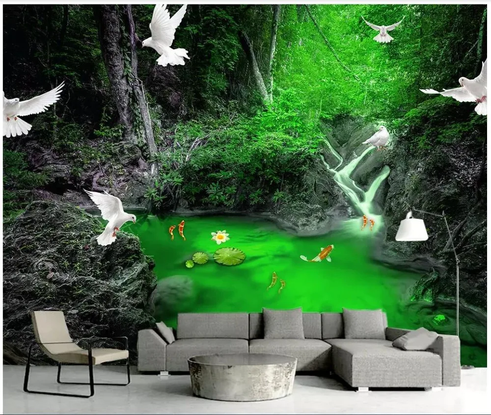 Custom photo mural 3d wall paper Mountain green stream scenery background Home improvement living room wallpaper for walls 3 d
Custom photo mural 3d wall paper Mountain green stream scenery background Home improvement living room wallpaper for walls 3 d