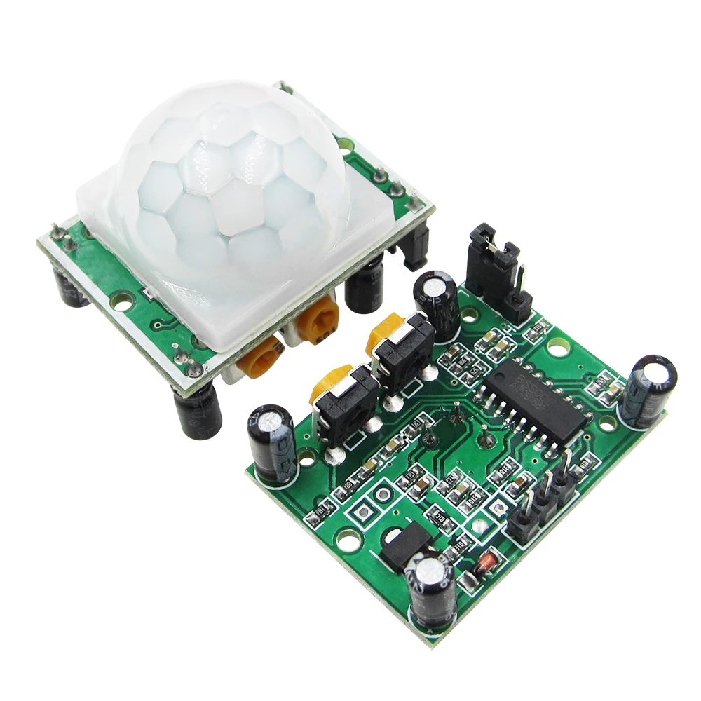 HAILANGNIAO Новый 10 шт. SR501 HC-SR501 Регулируемый ИК пироэлектрический инфракрасный PIR