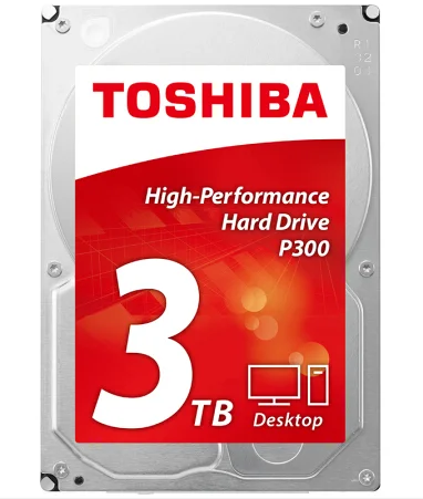 Toshiba HDD 3 ТБ Desktop 7200 об./мин. внутренний жесткий диск Sata Sata3 для компьютера Drevo PC