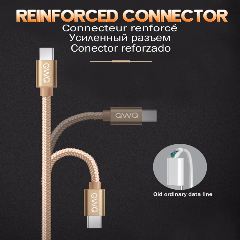 Кабель usb type-C для быстрой зарядки кабель USB type-C для samsung A50 S9 S8 Note 9 8 huawei Xiaomi Redmi Note 7 mi9 USB C шнур для передачи данных