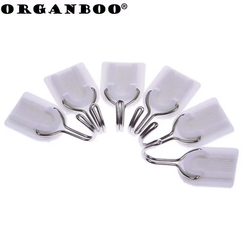 Декоративный настенный крючок вешалка для ключей 6 шт./компл.|adhesive plastic hook|ganchos
