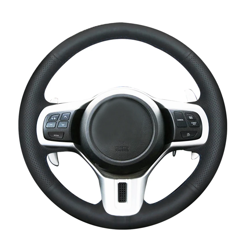 

Hand-stitched Black PU Artificial Leather Car Steering Wheel Cover for Mitsubishi Lancer Evolution EVO X 10 2008 2009 2010-2015