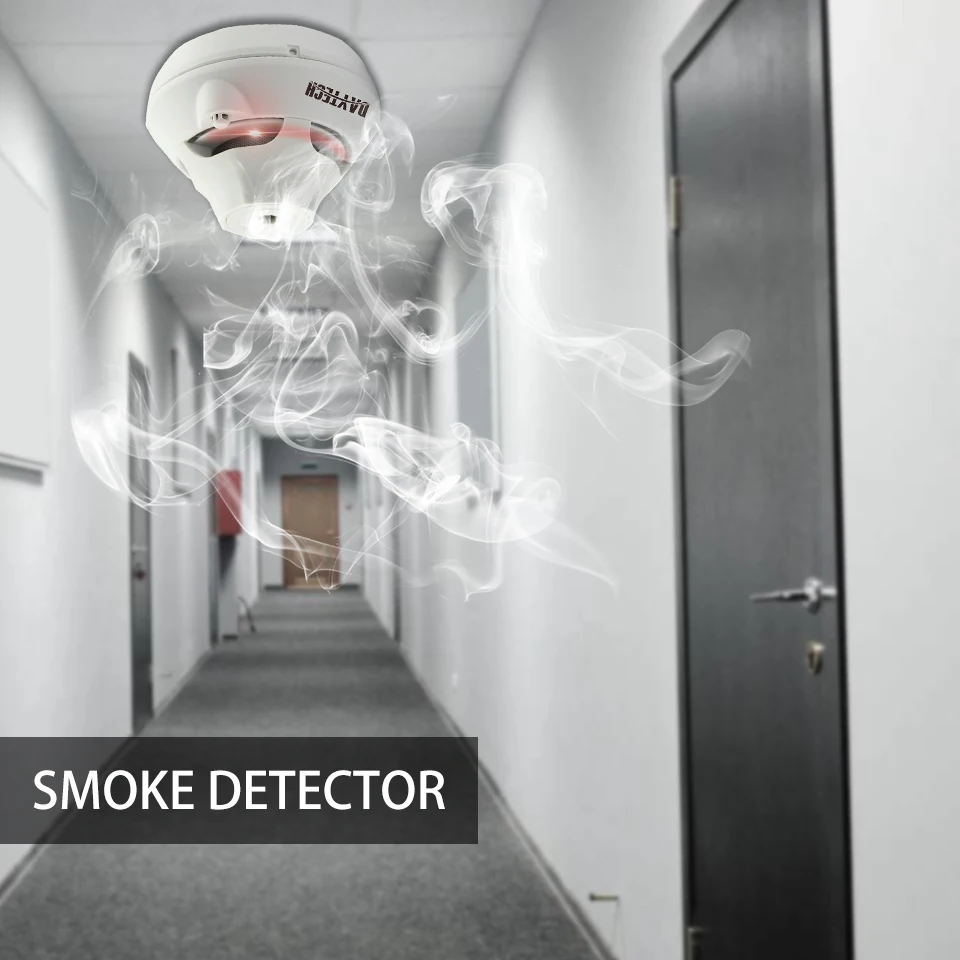 Беспроводной пожарный датчик DAYTECH фотоэлектрический детектор дыма с