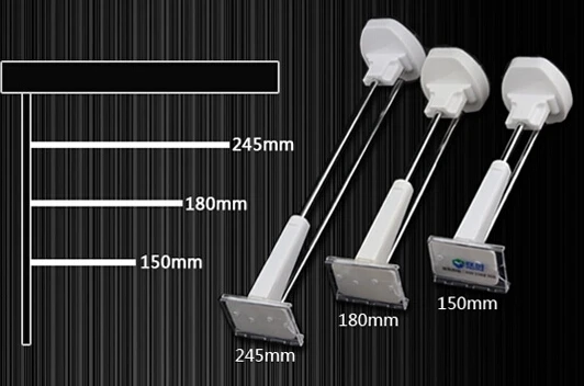 

245mm Anti Theft Shelf Amount Hanger Merchandise display Hook Bracket Electronic Product Holder Hanger With Acrylic Label Frame