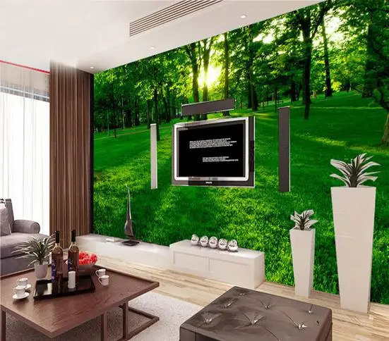 Пользовательские фото обои 3D настенные фрески 3 d фотообои Природный Пейзаж