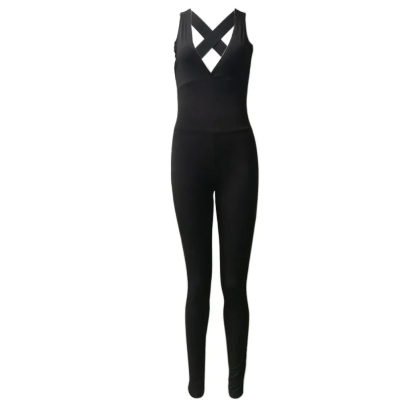 Женский комбинезон без рукавов летний спортивный 2017|women playsuit|jumpsuit summer womenwomen rompers |