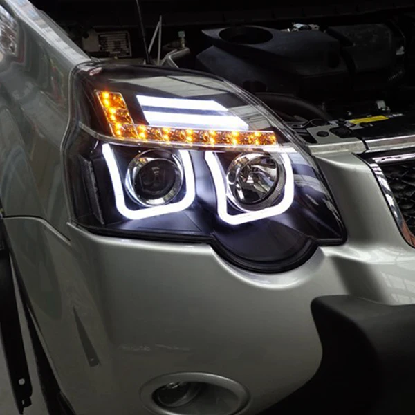 Для NISSAN X-TRAIL передние фары 2012 2013 год с дневными ходовыми огнями поворотные сигнальные парковочные огни