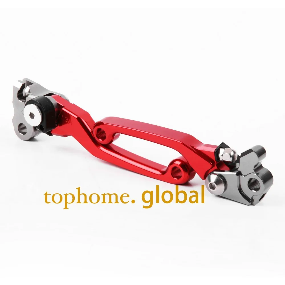 Для Honda CRF450X 2005 2017 ЧПУ Рычаги поворотного тормоза сцепления пара красных 2016 2015 2014