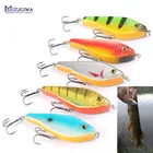 Приманка MIZUGIWA для ловли щуки, Джеркбейт, мускусный рывок, рывок, большой ВИБ, крючки Mustad, медленно тонущий, большой окунь, 120 мм, 50 г