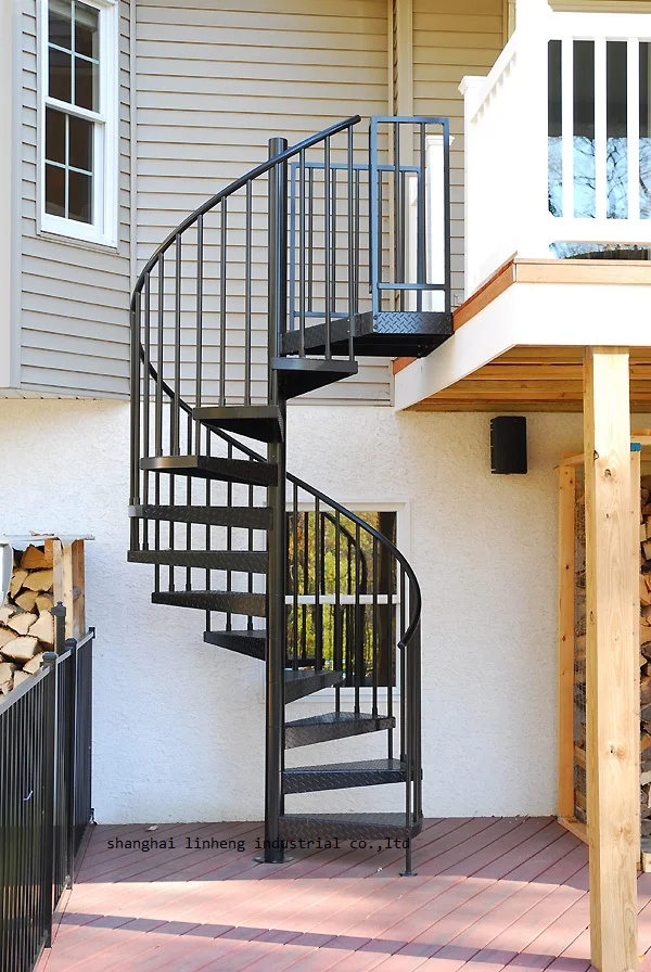 Kopen Outdoor Groothandel Chinese Goedkope Wenteltrap Fabrikanten, Trappen Voor Kleine Ruimtes