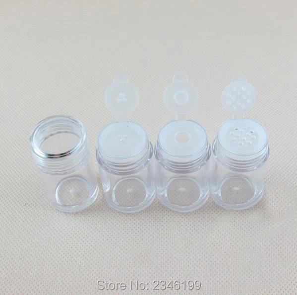 5 мл 10 40 шт./лот высококачественная прозрачная свободная банка для порошка как